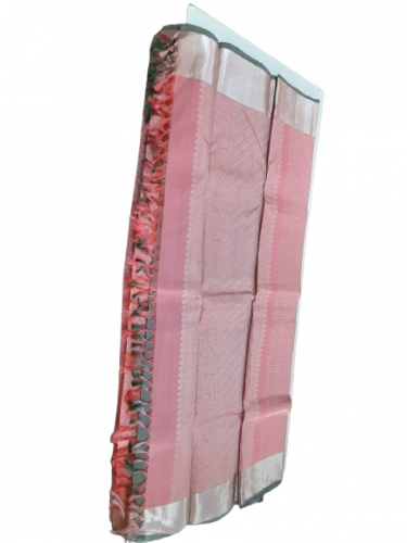 ARNI SILK HALF FINE ZARI SAREE WITH BLOUSE